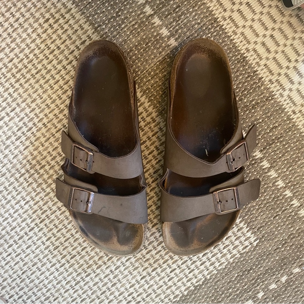 Birkenstock Men’s Arizona Sandals - dark brown - size 45 - Picture 6 of 11